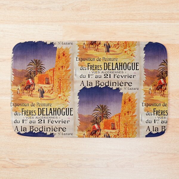 Item preview, Vibrant Algerian Views Poster | A La Bodinière Art & Culture | Early 20th Century Orientalism designed and sold by artofuniverse.