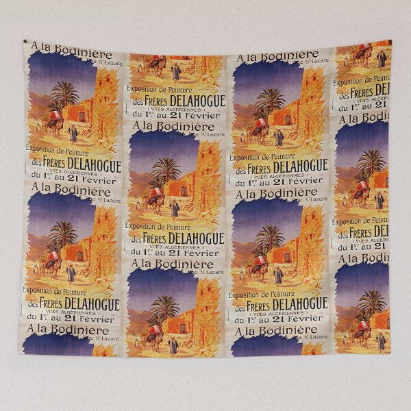 Item preview, Vibrant Algerian Views Poster | A La Bodinière Art & Culture | Early 20th Century Orientalism designed and sold by artofuniverse.
