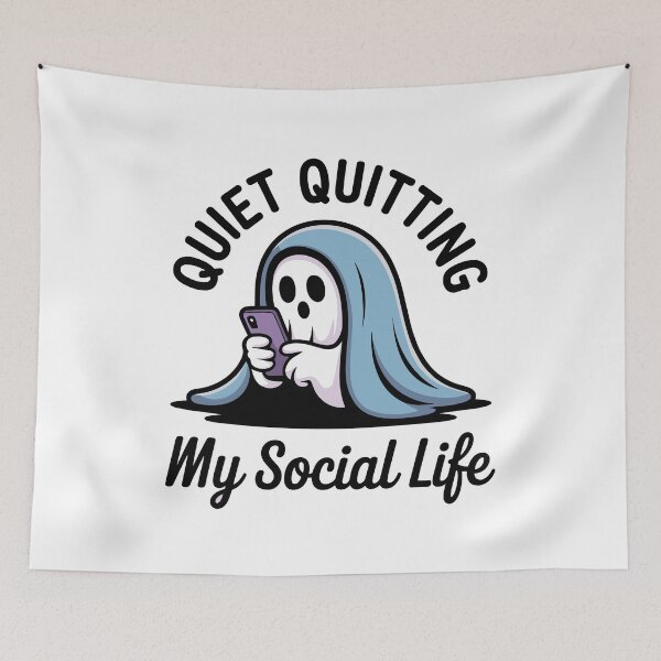 Item preview, Quiet Quitting My Social Life – Introvert Quote designed and sold by ThatBBStore.