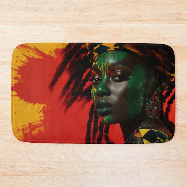 Item preview, Colorful face-painted beauty designed and sold by anytka.