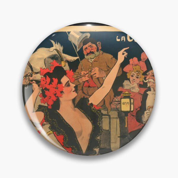 Artikelvorschau, Lebhaftes Jugendstil-Poster | Kunst und Dekor des Pariser Theaters der Belle Epoque entworfen und verkauft von artofuniverse.