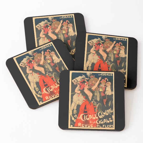 Item preview, Vibrant Art Nouveau Poster | Belle Epoque Parisian Theater Art & Decor designed and sold by artofuniverse.