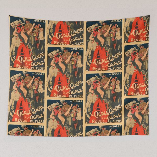 Item preview, Vibrant Art Nouveau Poster | Belle Epoque Parisian Theater Art & Decor designed and sold by artofuniverse.