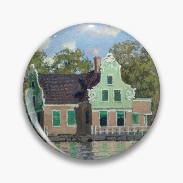 Item preview, Houses by the Bank of the River Zaan | Monet designed and sold by Oliveirallan.
