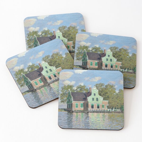 Item preview, Houses by the Bank of the River Zaan | Monet designed and sold by Oliveirallan.