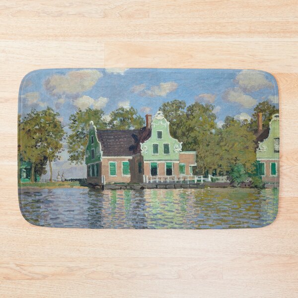 Item preview, Houses by the Bank of the River Zaan | Monet designed and sold by Oliveirallan.