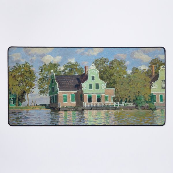 Item preview, Houses by the Bank of the River Zaan | Monet designed and sold by Oliveirallan.