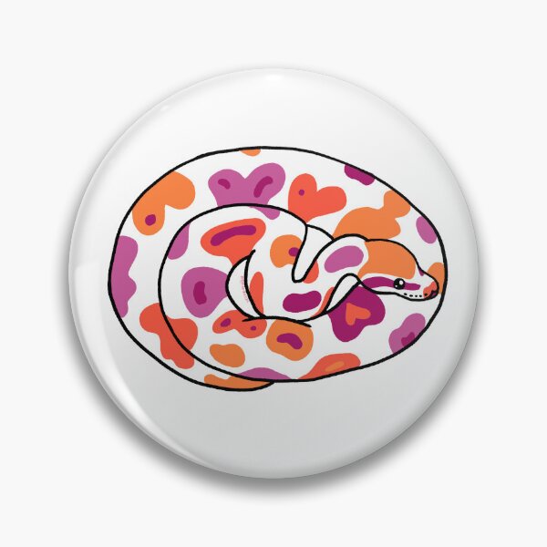 Item preview, Lesbian Pride Snake designed and sold by spikethecat.