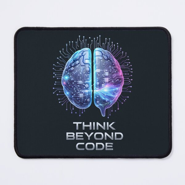 Item preview, Think Beyond Code – Futuristic Neural Brain Design for Programmers, Engineers & AI Thinkers designed and sold by PureBrain.
