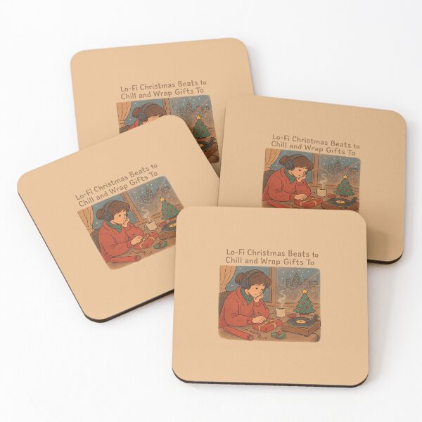 Item preview, Lo-Fi Christmas Beats to Chill and Wrap Gifts To designed and sold by peaknerd.