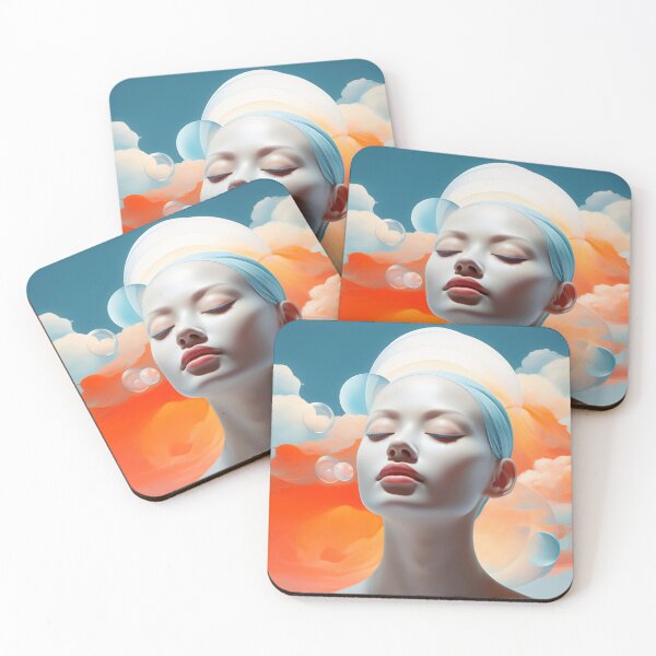 Item preview, Calm girl with vivid clouds designed and sold by anytka.