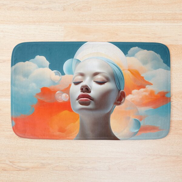 Item preview, Calm girl with vivid clouds designed and sold by anytka.