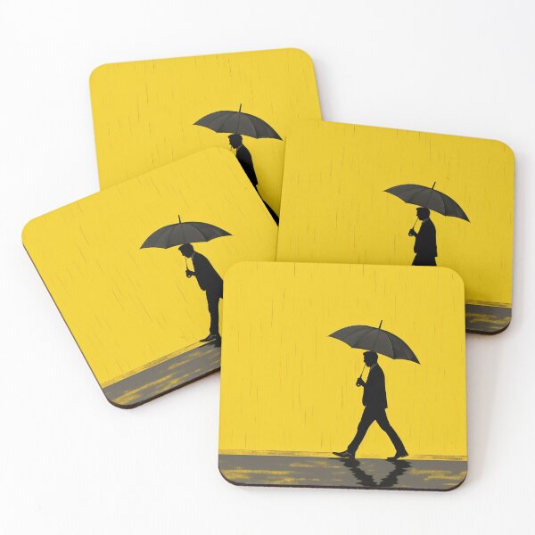 Item preview, Man walks with umbrella in rain designed and sold by anytka.
