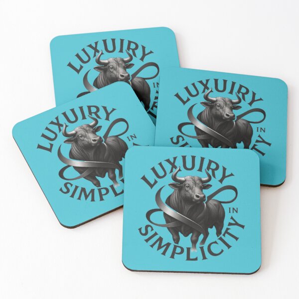 Item preview, Luxury in Simplicity Taurus Bull Minimal Black Elegance designed and sold by Kony83.