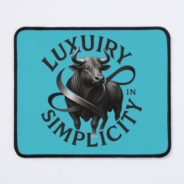 Item preview, Luxury in Simplicity Taurus Bull Minimal Black Elegance designed and sold by Kony83.