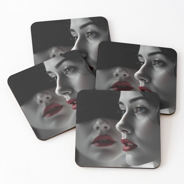 Item preview, Alina - Duality - Cinematic Noir Portrait Pair designed and sold by Artfully Entertained.