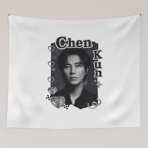 Item preview, Chen Kun Chinese Actor Cdrama Chinese Entertainment Black and White Collage Digital Art Portrait designed and sold by AJUNICE STUDIO.