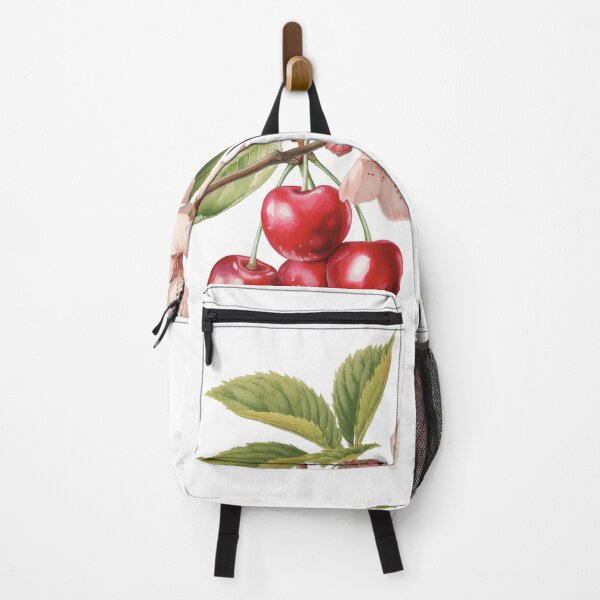 Item preview, Prunus avium | Flowering Branch and Fruit Botanical Illustration (No Background) designed and sold by ChristinePartlow.