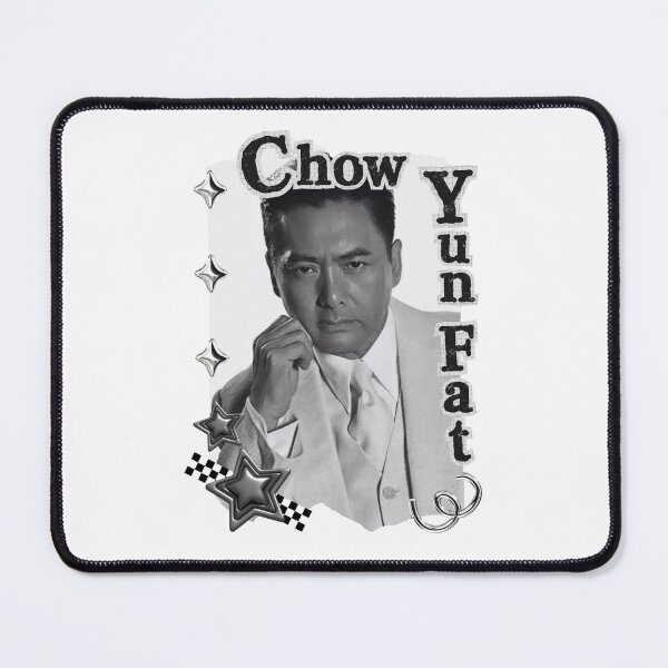 Item preview, Chow Yun-fat Hong Kong Cinema Icon Chinese Actor Cdrama Chinese Entertainment Black and White Collage Digital Art Portrait designed and sold by AJUNICE STUDIO.