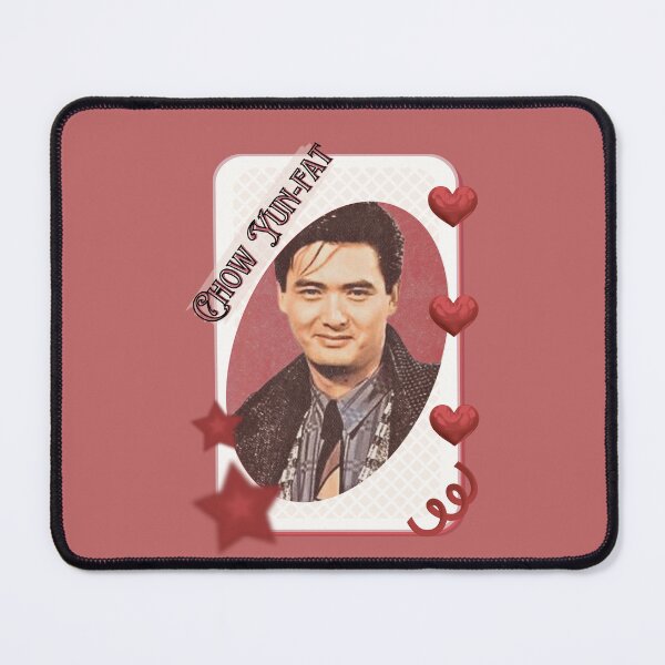 Item preview, Chow Yun-fat Hong Kong Cinema Icon Chinese Actor Cdrama Chinese Entertainment Card Red Aesthetic Collage Design designed and sold by AJUNICE STUDIO.