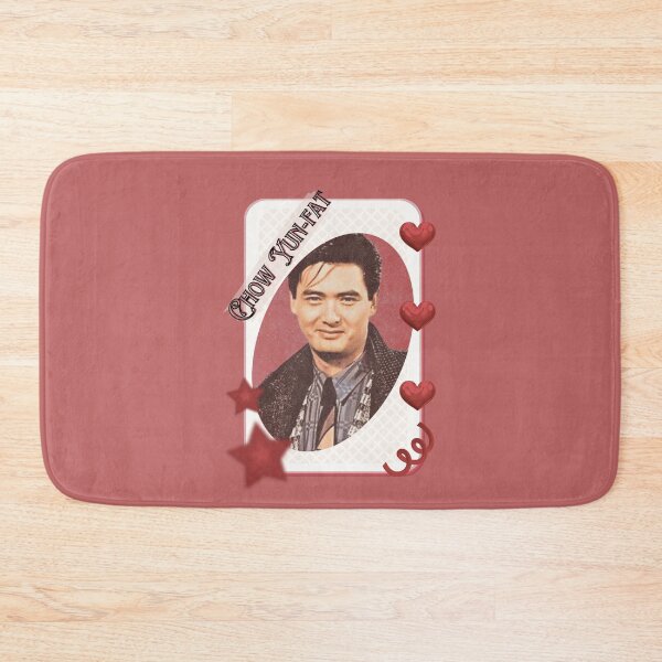 Item preview, Chow Yun-fat Hong Kong Cinema Icon Chinese Actor Cdrama Chinese Entertainment Card Red Aesthetic Collage Design designed and sold by AJUNICE STUDIO.