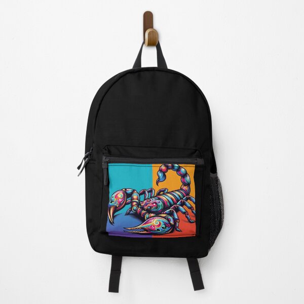 Item preview, "Psychedelic Scorpion – Vibrant Tribal-Inspired Artwork" designed and sold by Dogandesighn.
