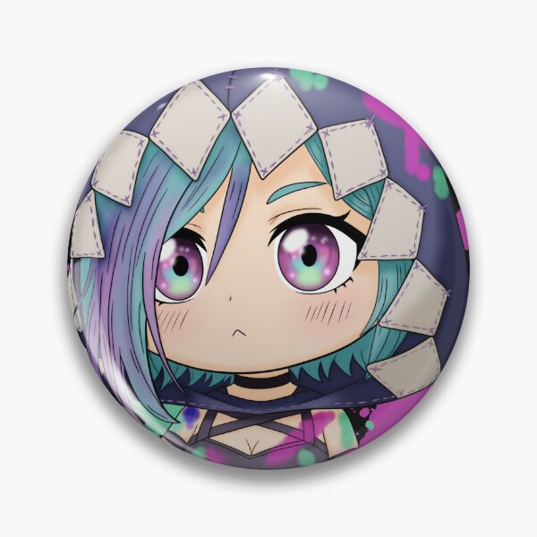 Item preview, Jinx Chibi with paint splats designed and sold by DreamDesigns25.
