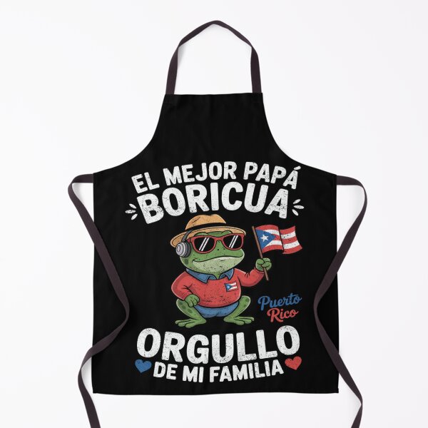 Item preview, El Mejor Papá Boricua Puerto Rico Frog Design for Proud Dads designed and sold by FreshVibe Prints.