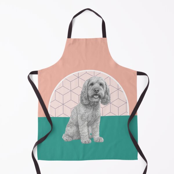 Item preview, Cockapoo Pencil Drawing – Minimalist Modern Pet Art designed and sold by DianeLees.