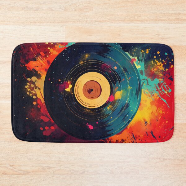 Item preview, Colorful vinyl with splashes designed and sold by anytka.
