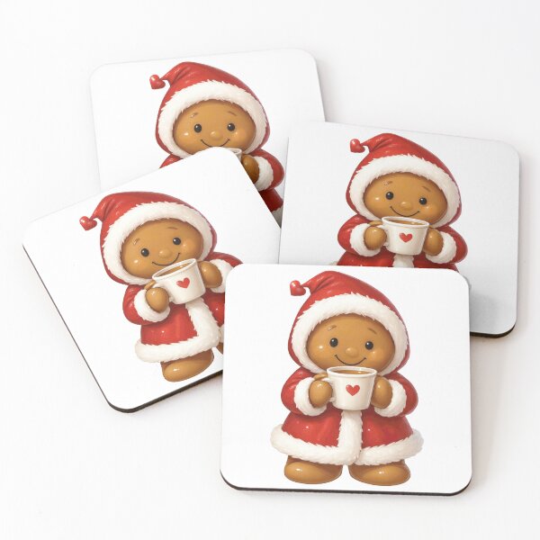 Item preview, Santa Gingerbread with Hot Cocoa designed and sold by Batycab Shop.