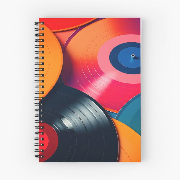 Item preview, Colorful vinyl records piled up designed and sold by anytka.