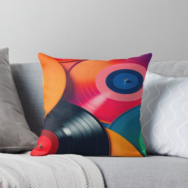 Item preview, Colorful vinyl records piled up designed and sold by anytka.