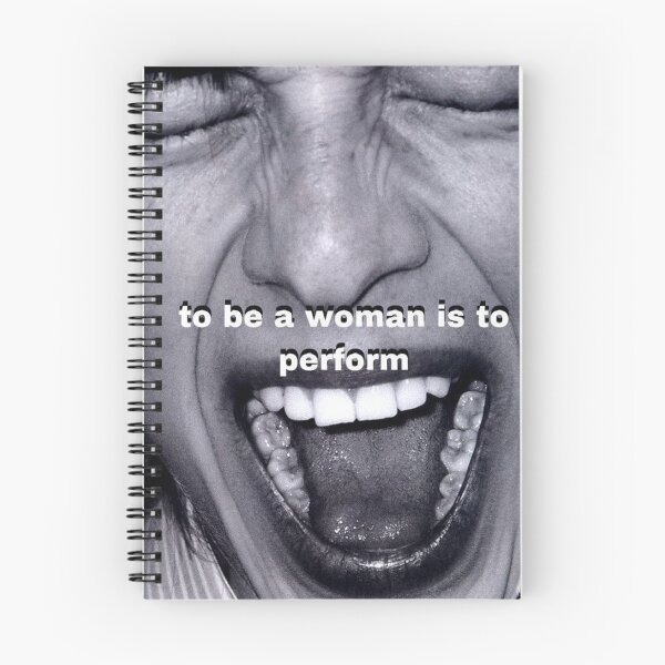 Item preview, To Be a Woman Is to Perform – Feminist Statement Art designed and sold by LineArtForYou.