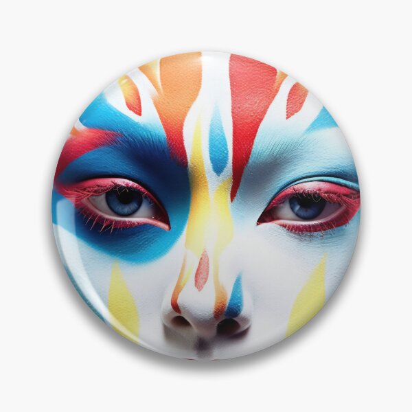 Item preview, Vibrant face paint at event designed and sold by anytka.