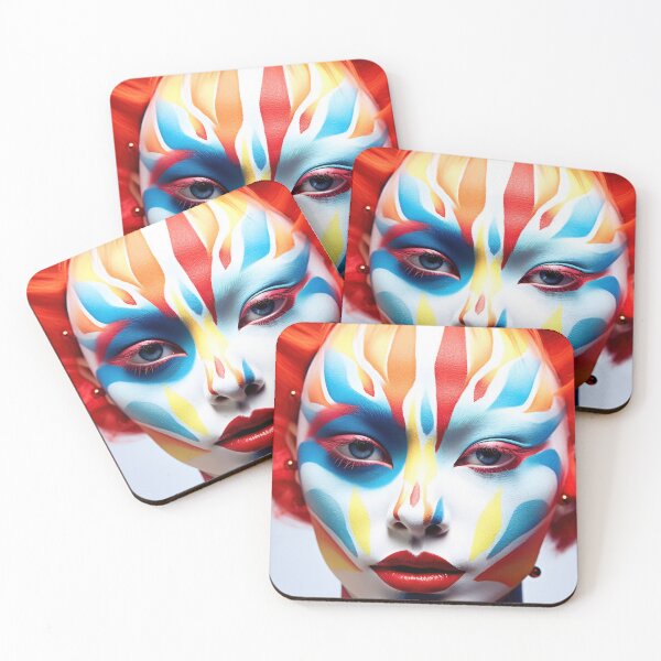Item preview, Vibrant face paint at event designed and sold by anytka.