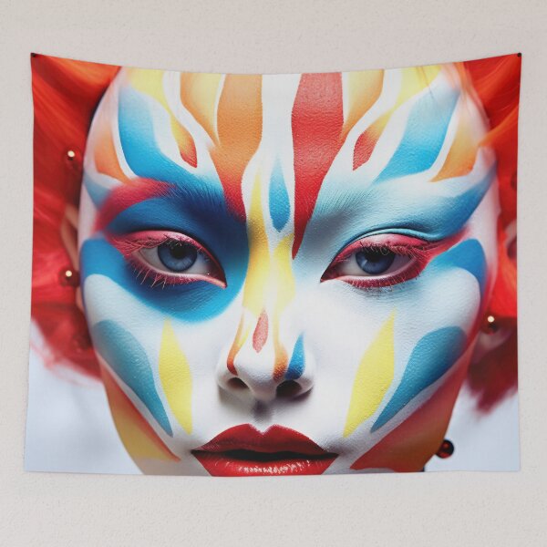 Item preview, Vibrant face paint at event designed and sold by anytka.