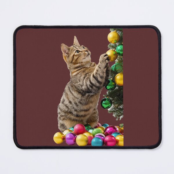 Item preview, Cat and Christmas tree designed and sold by masterchef-fr.