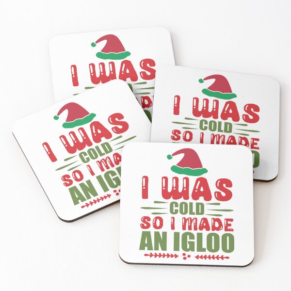 Item preview, I Was Cold So I Made an Igloo - Funny Winter Humor Quote designed and sold by FuzionRaptor.