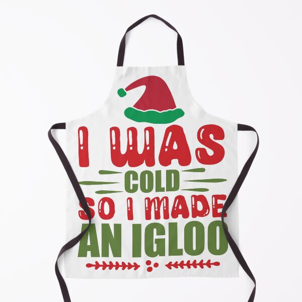 Item preview, I Was Cold So I Made an Igloo - Funny Winter Humor Quote designed and sold by FuzionRaptor.