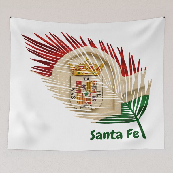 Item preview, Abstract Flag of Santa Fe – Feather Shape Design designed and sold by ArteJorge48.