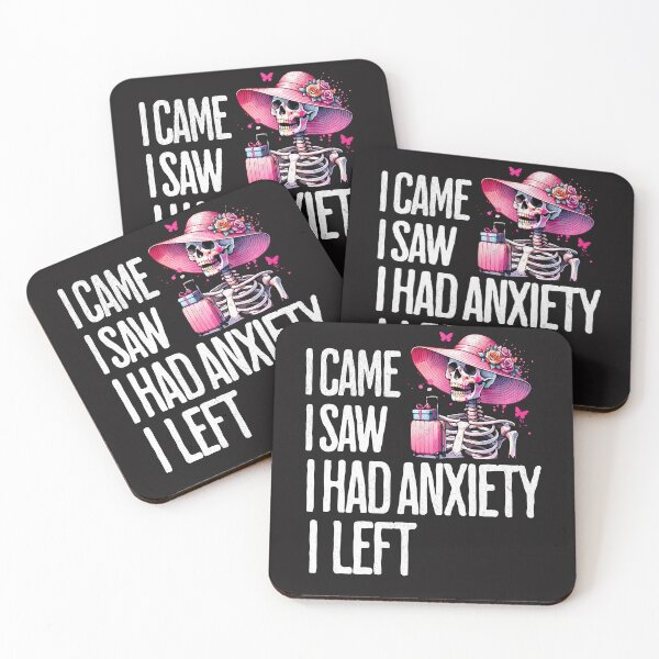 Item preview, Pink Skeleton Travel Anxiety Design designed and sold by AwesomeBeyondLimits.