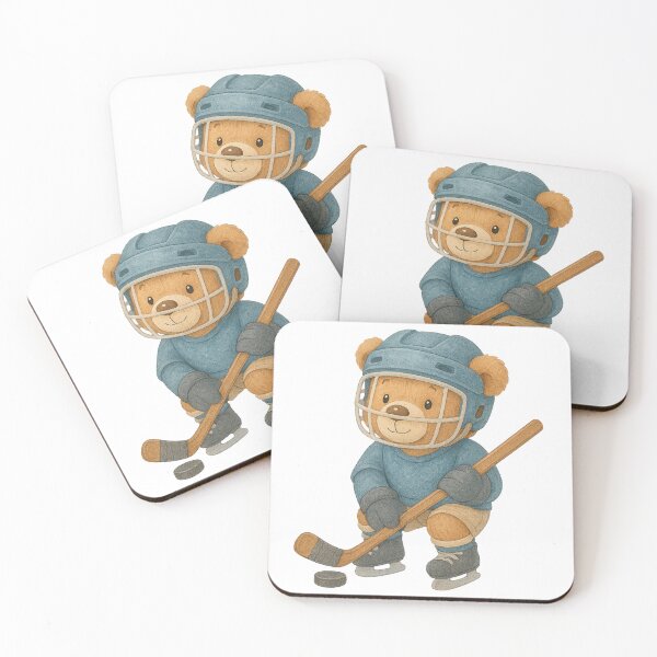Item preview, Hockey Bear Cute Athlete designed and sold by DariaOltes.