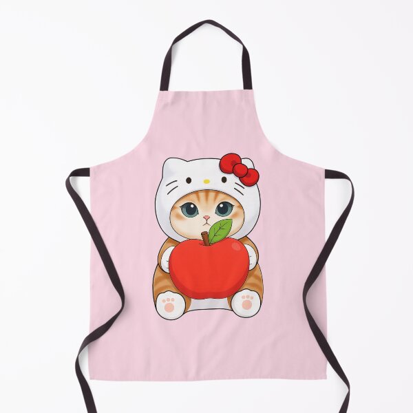Item preview, Cute kitty with an apple designed and sold by mikasa.art.