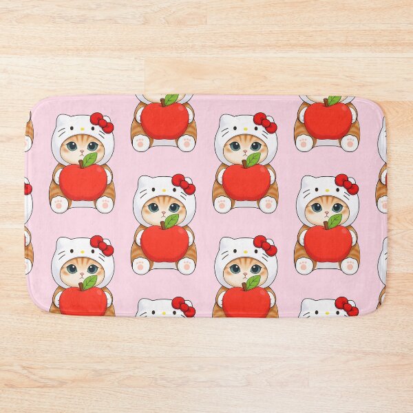Item preview, Cute kitty with an apple  designed and sold by mikasa.art.