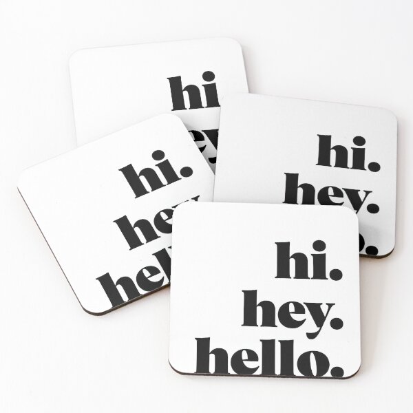 Item preview, Simple Greeting Typography designed and sold by Lori-Arcuri.