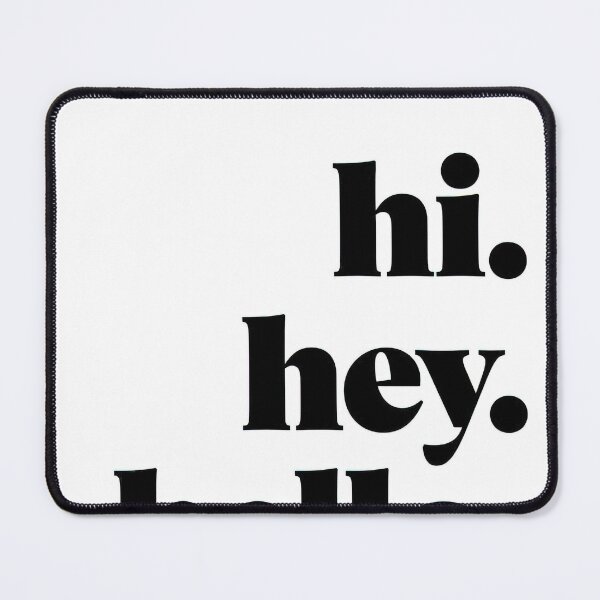Item preview, Simple Greeting Typography designed and sold by Lori-Arcuri.