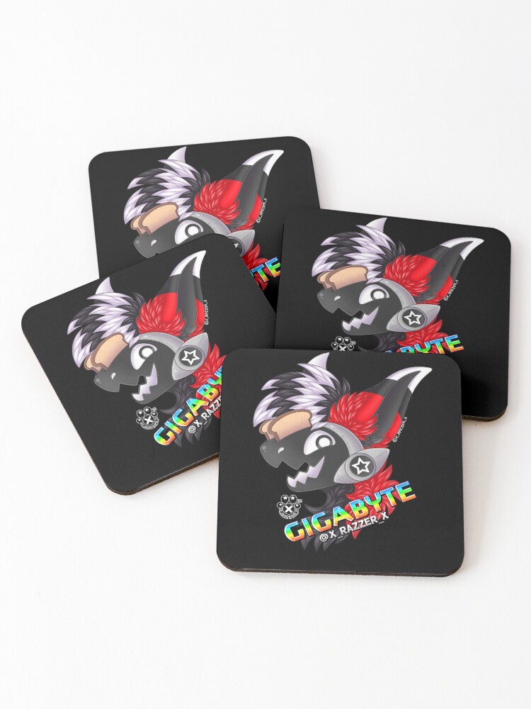 Thumbnail 1 of 5, Coasters (Set of 4), Protogen designed and sold by xRazzerx.