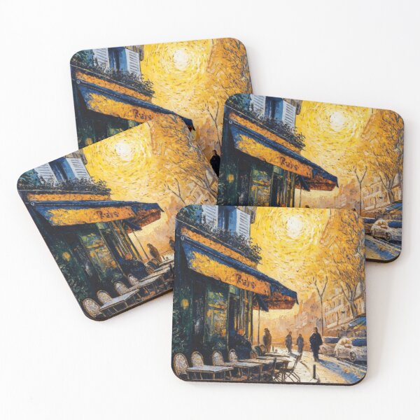 Item preview, French Café Impressionism | Paris Street Scene Painting designed and sold by CARRAANN.