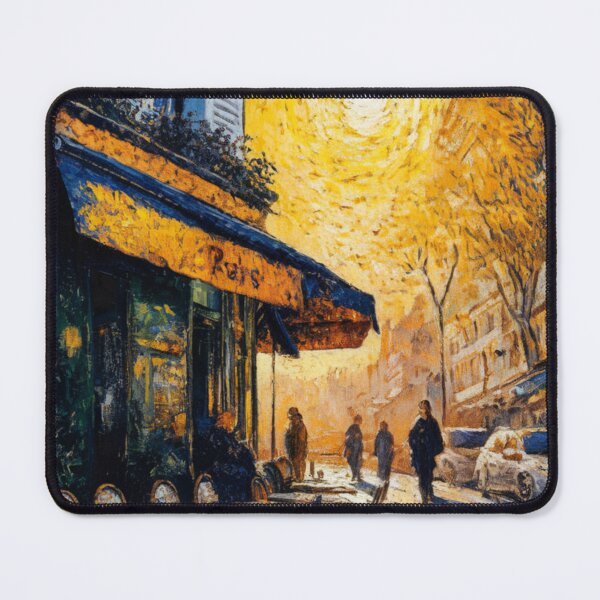 Item preview, French Café Impressionism | Paris Street Scene Painting designed and sold by CARRAANN.